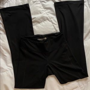 Black full length yoga pants